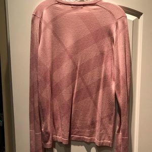 XL pink Burberry sweater